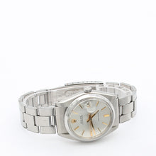 Load image into Gallery viewer, Rolex Precision ref. 6694 - Silver Dial with Golden Indexes - Oyster Rivet Bracelet