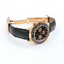 Załaduj obraz do przeglądarki galerii, Rolex Daytona ref. 116515 Black dial with pink subdials - Rubber-B strap - Full Set