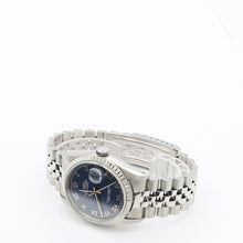 Load image into Gallery viewer, Rolex Datejust ref. 16220 Blue Roman Dial Jubilee Bracelet - Full Set