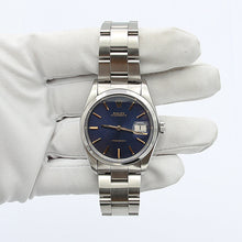 Load image into Gallery viewer, Rolex Precision Date ref. 6694 Blue Dial (Golden Indexes) - Oyster bracelet
