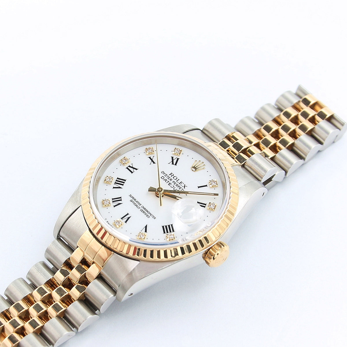 Buy Online Rolex Datejust ref. 16233 White Dial with Diamonds – Debonar  Watches Sp. z o.o