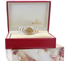 Load image into Gallery viewer, Rolex Datejust Lady ref. 67183 Champagne 3-6-9 dial - Full Set