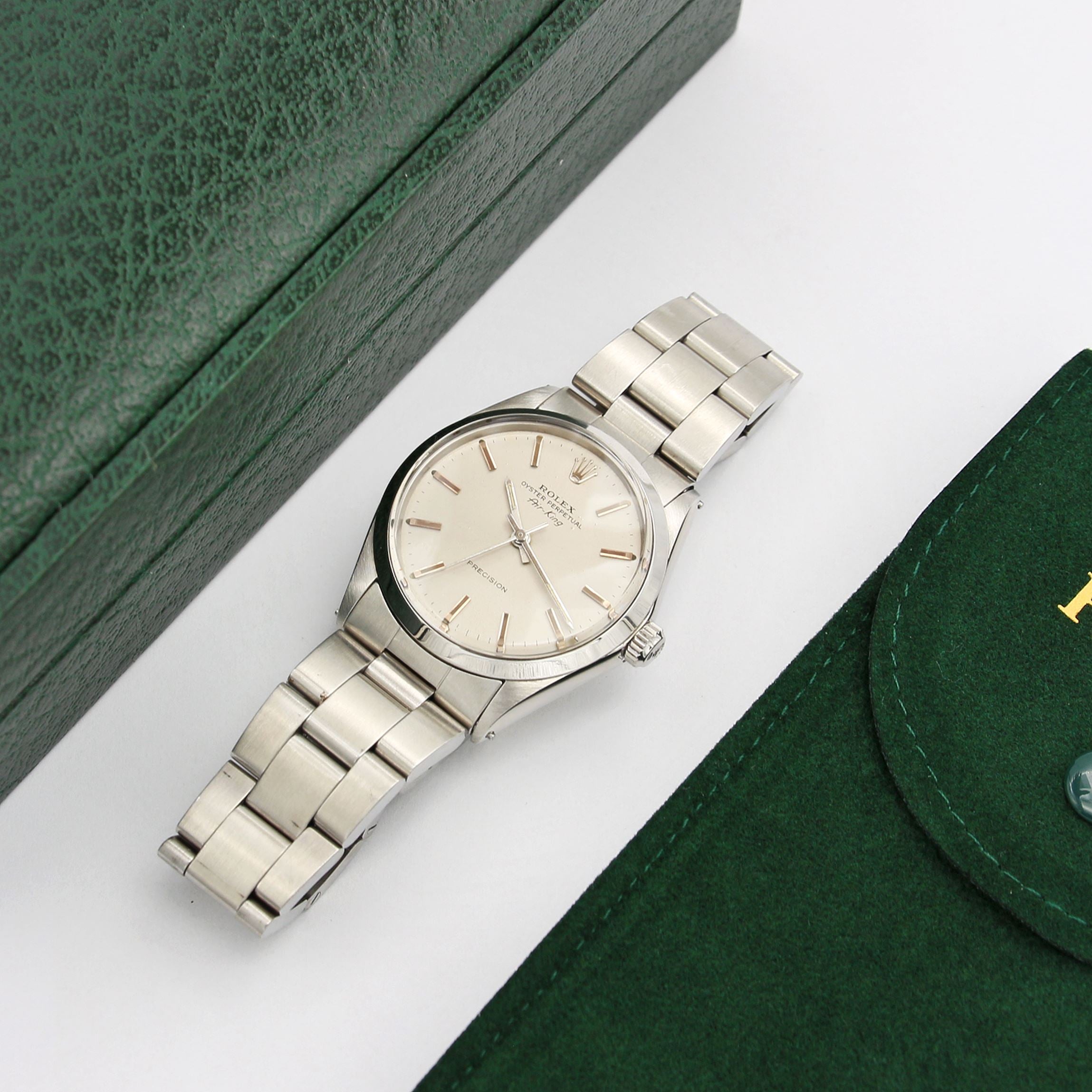Rolex Air-King ref. 5500 Silver dial - Oyster bracelet