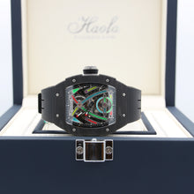 Załaduj obraz do przeglądarki galerii, HAOFA ref. 1970 Black - Carbon TPT Automatic Watch