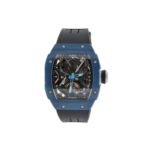 Załaduj obraz do przeglądarki galerii, Haofa ref. 1988 Black/Blue - Ceramic Skeleton Mechanical Watch