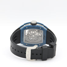 Załaduj obraz do przeglądarki galerii, Haofa ref. 1988 Black/Blue - Ceramic Skeleton Mechanical Watch