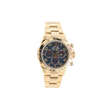 Załaduj obraz do przeglądarki galerii, Rolex Daytona ref. 116528 - 18K Yellow Gold Blue Racing dial - Full Set