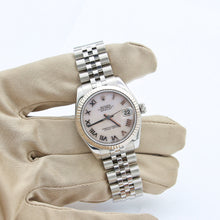 Załaduj obraz do przeglądarki galerii, Rolex Datejust 31 ref. 178274 MOP dial Jubilee - Full Set