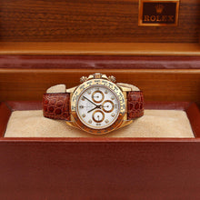 Load image into Gallery viewer, Rolex Daytona ref. 16518G - White Diamonds Dial - Full Set
