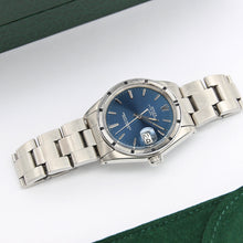 Load image into Gallery viewer, Rolex Oyster Perpetual Date ref. 1501 34mm - Blue Dial (II) - Oyster bracelet