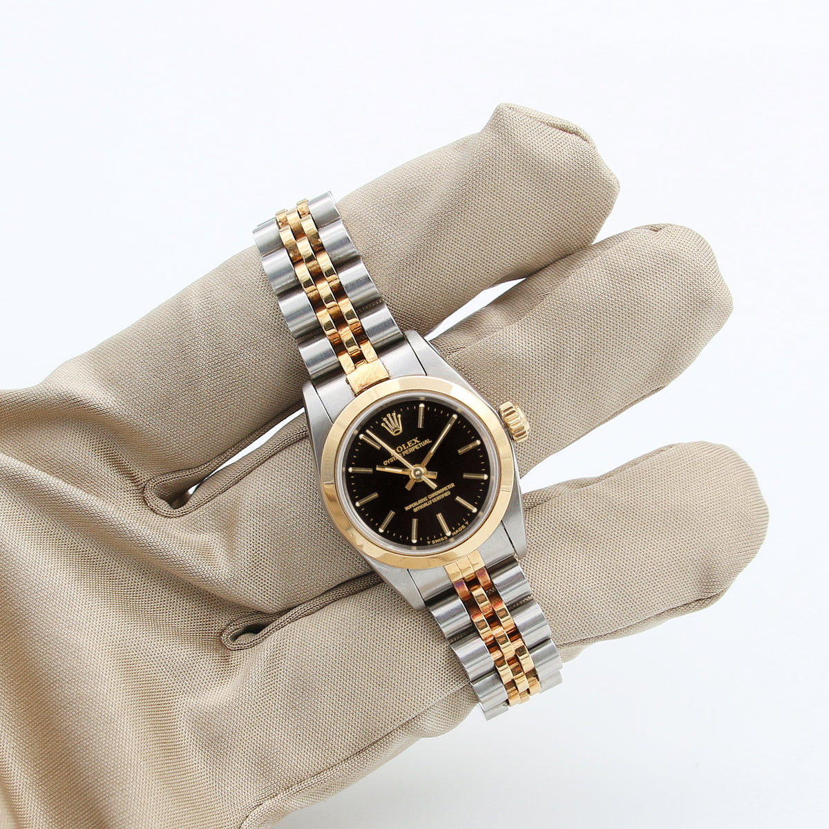 ROLEX OYSTER PERPETUAL LADY 67193 2コマ Buy Online Rolex Oyster Perpetual Lady 67183 Steel/Gold