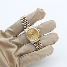 Load image into Gallery viewer, Rolex Oyster Perpetual Lady ref. 67183 Steel/Gold - Champagne Dial - Jubilee bracelet