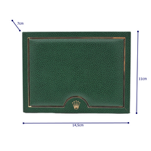 Załaduj obraz do przeglądarki galerii, Rolex Watch Box | Vintage Box Men Dark Green 64.00.02