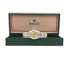 Load image into Gallery viewer, Rolex Oyster Perpetual Lady ref. 6618 Steel and Gold - Champagne Dial - Oyster Bracelet