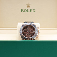 Carica l'immagine nel visualizzatore di Gallery, Rolex Daytona ref. 116515 Chocolate Arabic dial Rubber-B strap - Full Set
