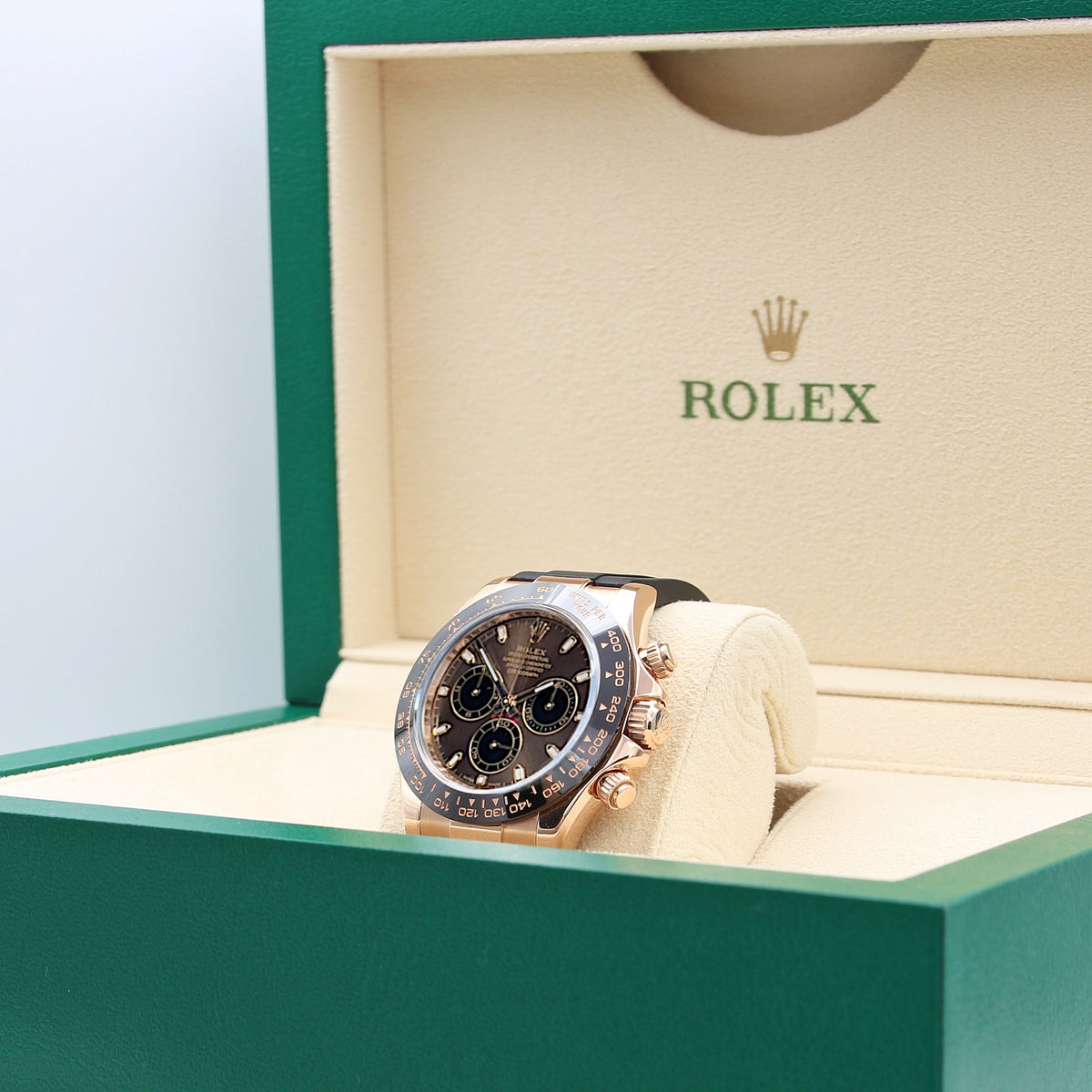 Rolex Daytona 116515 Rubber Strap - Chocolate Dial with black subs