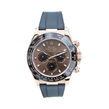 Cargar imagen en el visor de la galería, Rolex Daytona ref. 116515 Chocolate dial with black subs - Rubber-B strap - Full Set