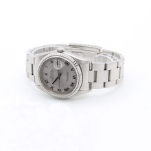 Load image into Gallery viewer, Rolex Datejust ref. 16220 Grey Roman Dial Oyster Bracelet
