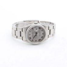 Load image into Gallery viewer, Rolex Datejust ref. 16220 Grey Roman Dial Oyster Bracelet