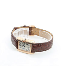 Load image into Gallery viewer, Cartier Tank Anglaise Rose gold 18K ref. W5310027 Quartz Leather Strap