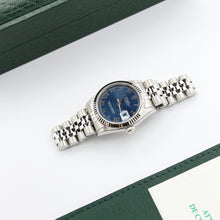 Cargar imagen en el visor de la galería, Rolex Datejust ref. 68274 Blue Dial - Jubilee bracelet - Full Set