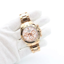 Załaduj obraz do przeglądarki galerii, Rolex Daytona ref. 116505 Rose Gold - Ivory Dial with Gold Subdials - Full Set