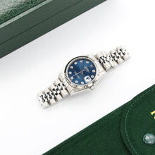 Indlæs billede til gallerivisning ON SALE: Rolex Datejust Lady ref. 78274 Blue Diamonds Dial - Jubilee Bracelet