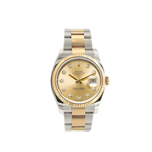 Load image into Gallery viewer, Rolex Datejust ref. 116233 Champagne Diamonds Dial - Oyster Bracelet - Full Set