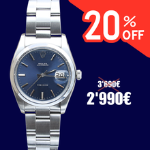 Załaduj obraz do przeglądarki galerii, ON SALE: Rolex Precision Date ref. 6694 Blue Arabic Dial - Oyster