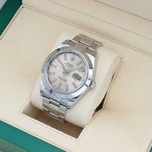 Bild in Galerie-Viewer laden, Rolex Datejust 41 Ref. 116300 Silber -Zifferblatt - Austernarmband - Vollständiger Satz