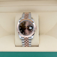 Charger l'image dans la galerie, Rolex Datejust ref. 126301 Chocolate Diamonds Dial Jubilee bracelet - Full Set