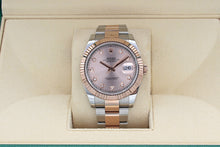 Bild in Galerie-Viewer laden, Rolex Datejust Ref. 126331 Sundust Diamonds Zifferblatt Roségold / Stahl - Austernarmband