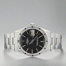 Load image into Gallery viewer, Rolex Oyster Perpetual Date ref. 1501 34mm - Black Dial (II) - Oyster bracelet