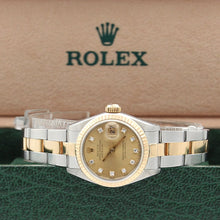 Load image into Gallery viewer, Rolex Datejust Lady ref. 69173 Steel/Gold - Oyster Bracelet - Champagne Dial with Diamonds - Full Set