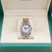 Load image into Gallery viewer, Rolex Datejust ref. 116201 White Roman Dial Oyster bracelet - Full Set
