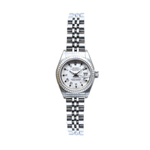Załaduj obraz do przeglądarki galerii, Rolex Lady-Datejust ref. 69174 - White Roman Small (Lines) Dial Jubilee bracelet - Full Set