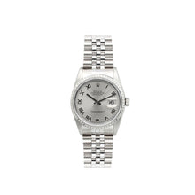 Load image into Gallery viewer, Rolex Datejust ref. 16220 Grey Roman Dial Jubilee Bracelet