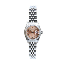 Załaduj obraz do przeglądarki galerii, Rolex Lady-Datejust ref. 69174 - Salmon Arabic Dial Jubilee bracelet - Full Set