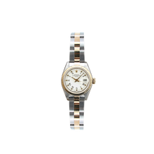 Załaduj obraz do przeglądarki galerii, Rolex Datejust Lady ref. 69173 Steel/Gold - White Small Roman Indexes Dial - Oyster Bracelet