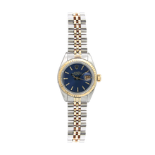 Załaduj obraz do przeglądarki galerii, Rolex Lady-Datejust ref. 6917 - Steel and Gold - Blue Soleil Dial - Jubilee Bracelet