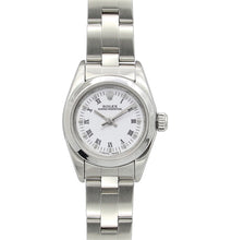 Load image into Gallery viewer, Rolex Lady Oyster Perpetual 67180 White Roman (Small) dial Oyster bracelet