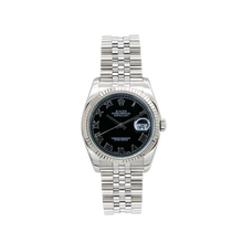 Carica l'immagine nel visualizzatore di Gallery, Rolex Datejust ref. 116234 Black Roman Dial - Jubilee - Full Set