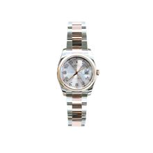 Załaduj obraz do przeglądarki galerii, Rolex Datejust ref. 116201 Silver Racing Dial - Oyster bracelet - Full Set