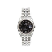 Załaduj obraz do przeglądarki galerii, Rolex Datejust ref. 116234 Racing Concentric (Black) Dial - Jubilee - Full Set