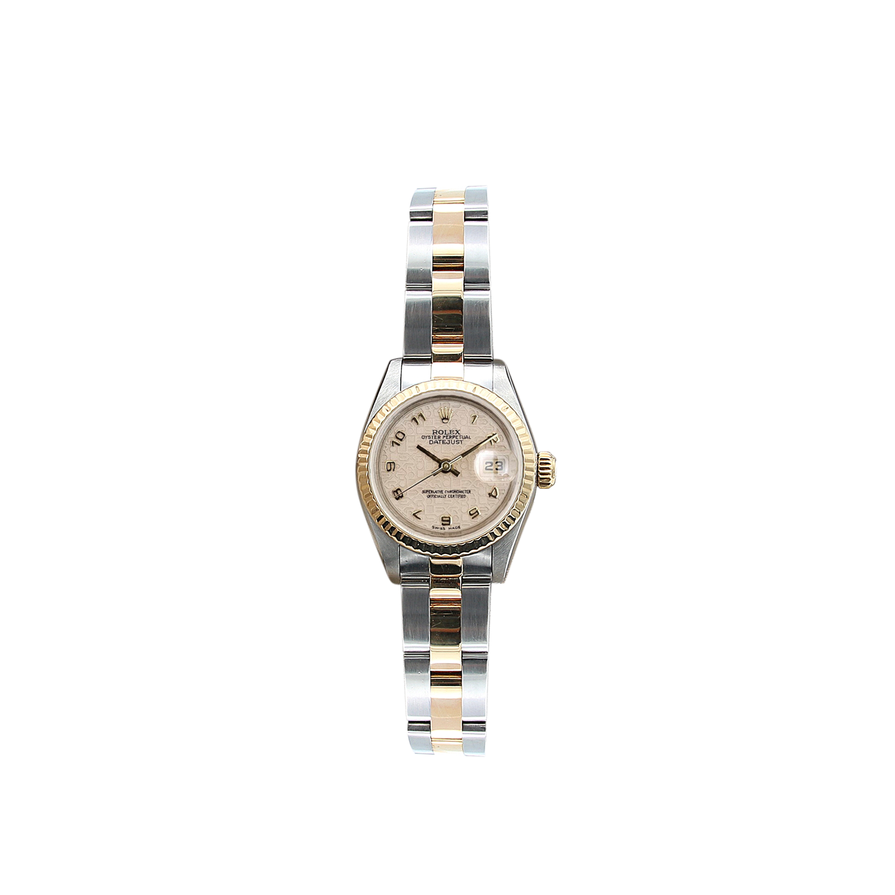 Rolex Datejust Lady ref. 69173 Steel/Gold - Millennnary Cream Dial - Oyster Bracelet - Full Set