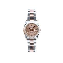 Załaduj obraz do przeglądarki galerii, Rolex Datejust ref. 116201 Sundust Dial with Diamonds - Oyster bracelet - Full Set