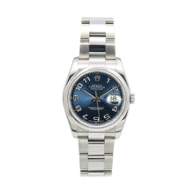 Carica l'immagine nel visualizzatore di Gallery, Rolex Datejust ref. 116200 Racing Concentric (Blue) Dial - Oyster Bracelet - Full Set