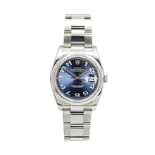 Carica l'immagine nel visualizzatore di Gallery, Rolex Datejust ref. 116200 Blue Arabic Dial - Oyster Bracelet - Full Set