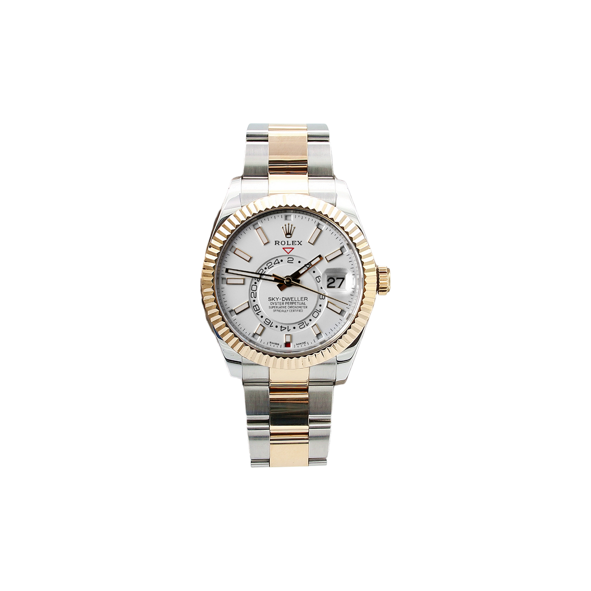 Buy online Rolex Sky Dweller ref. 326933 White Dial Full Set