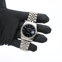 Charger l'image dans la galerie, Rolex Datejust ref. 16014 - Black dial